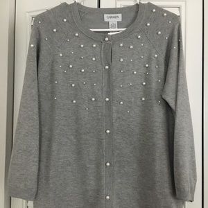 Grey sweatshirt. Soft and elegant. New never worn .